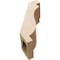 Ekena Millwork 5-inch W x 10-inch D x 14-inch H Copenhagen Rough Cedar Woodgrain TimberThane Knee Brace, Primed BRCUR05X10X14CHGRCPR - alternate 3